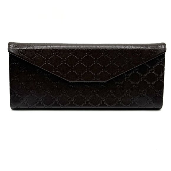 NEW GUCCI GG Monogram Fold-Over Triangular Sunglasses Eyeglasses Case - Picture 1 of 2